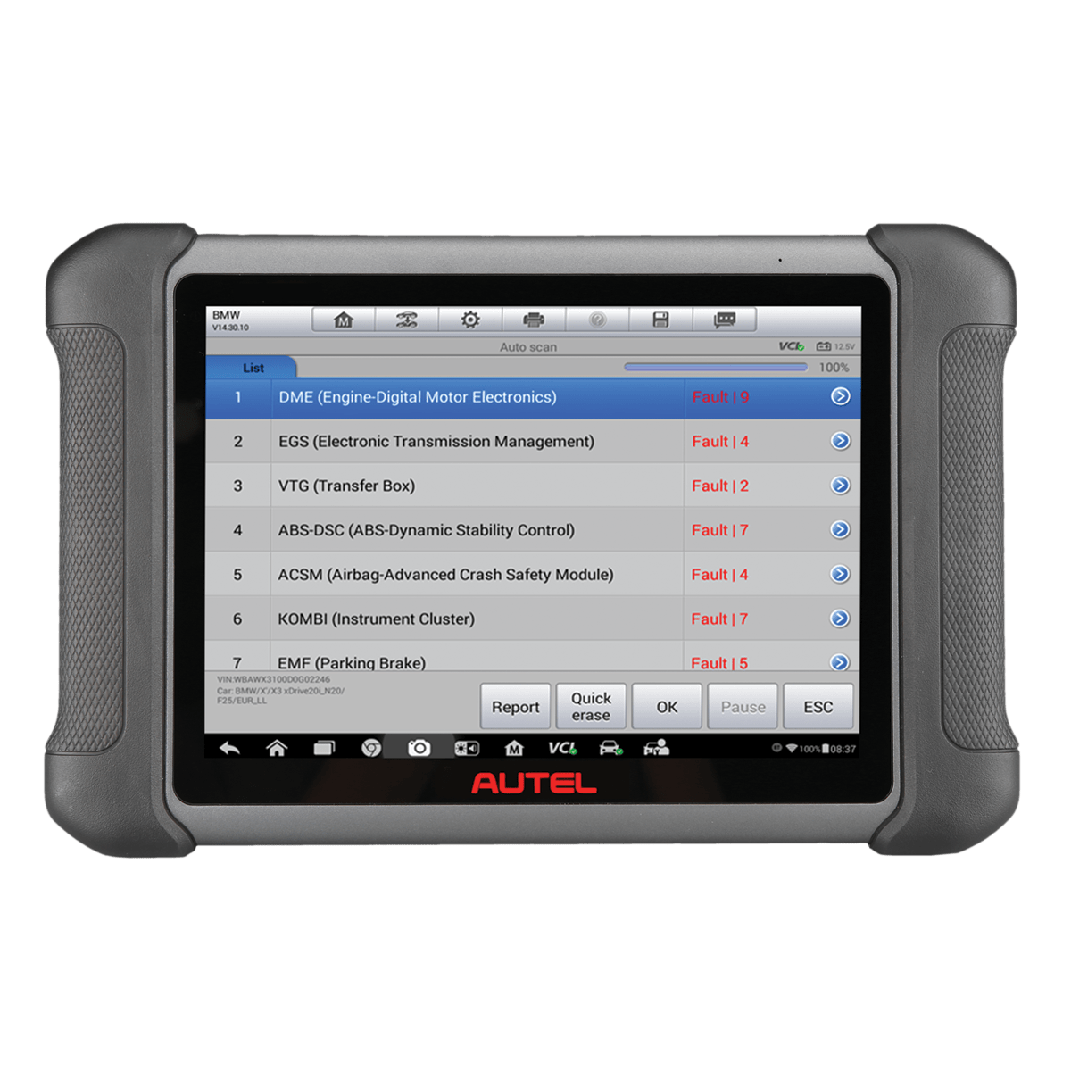 Autel MS906S — Profesyonel diagnostik (4. görsel)